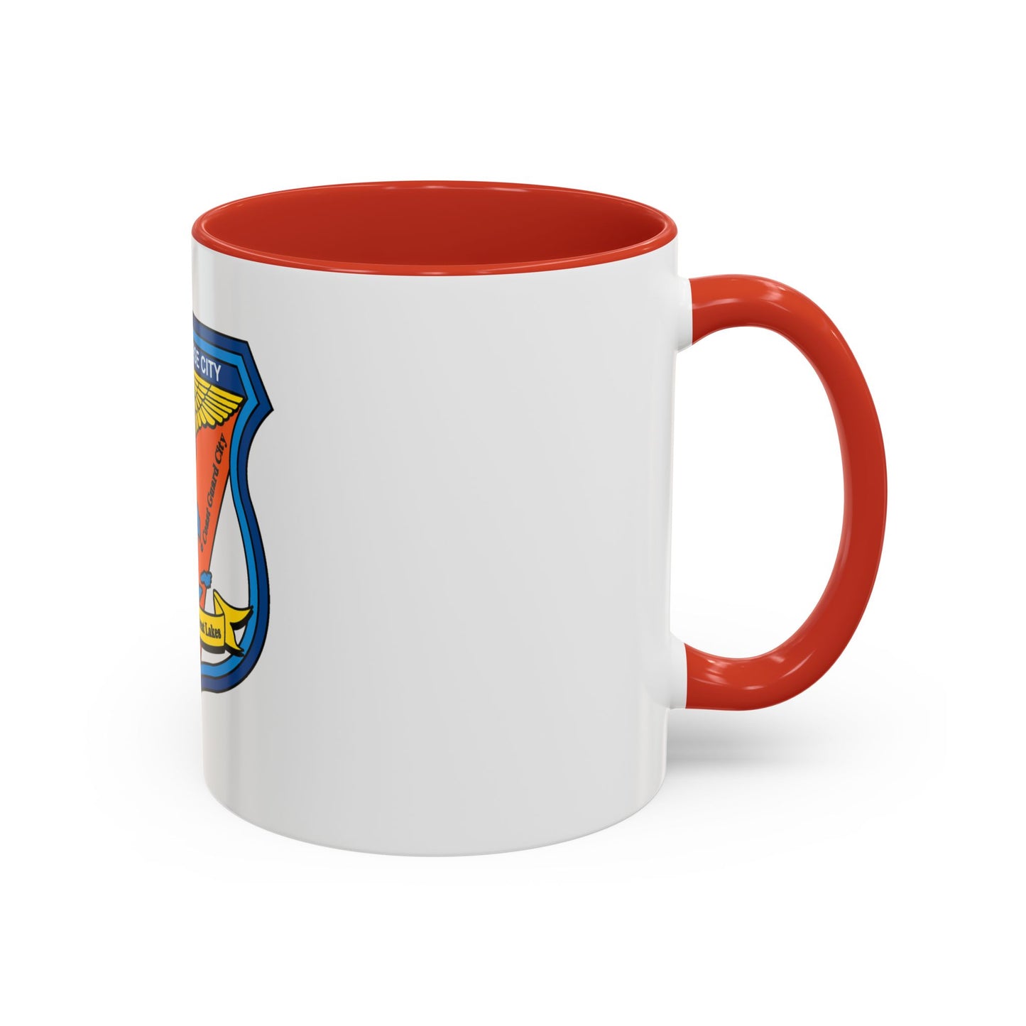 USCG Air Station Traverse City (U.S. Coast Guard) Accent Coffee Mug