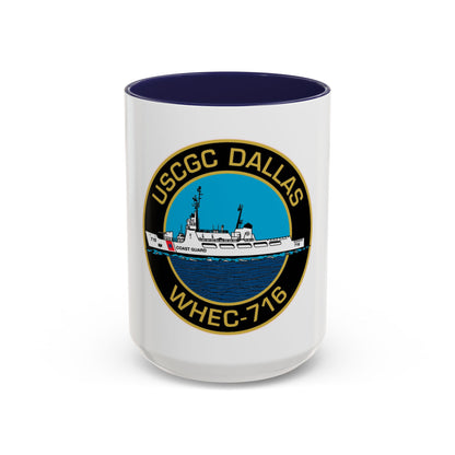 USCGC Dallas WHEC 716 2 (U.S. Coast Guard) Accent Coffee Mug