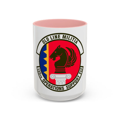 135th Operations Support Flight (U.S. Air Force) Accent Coffee Mug