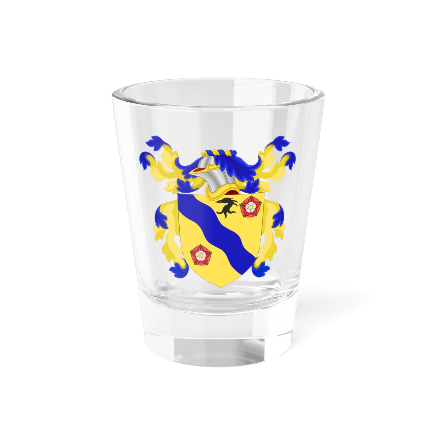 Coat of Arms of James Beekman (United States) (Coat of Arms) Shot Glass 1.5oz
