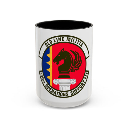 135th Operations Support Flight (U.S. Air Force) Accent Coffee Mug