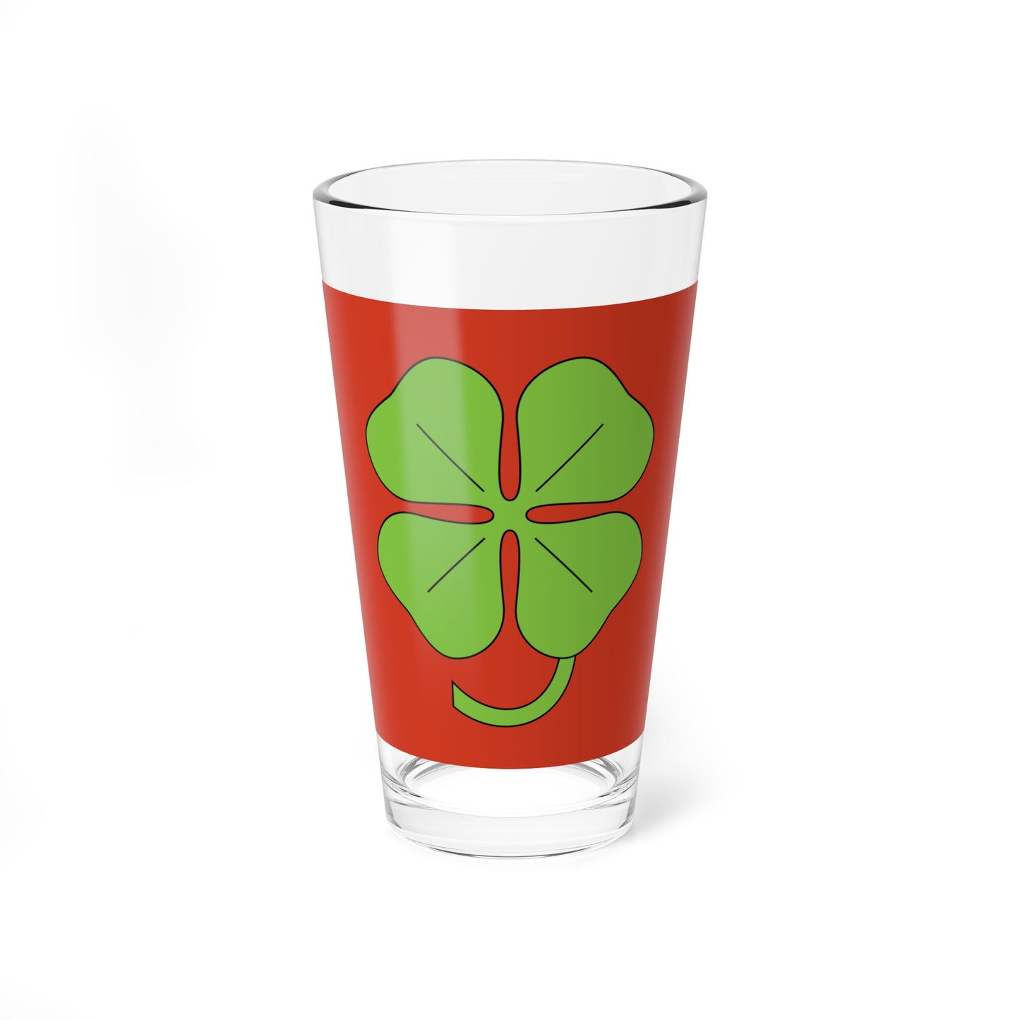 CHE Hottingen ZH Flag (Switzerland) Pint Glass 16oz