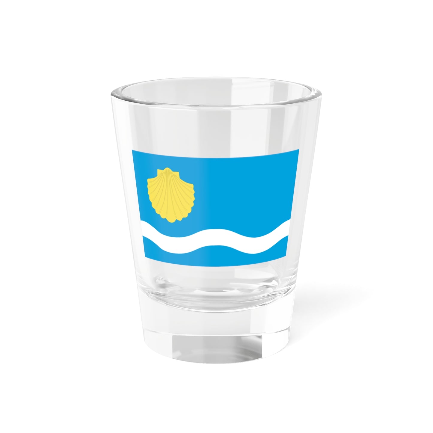 Flag of Olsztyn Poland - Shot Glass 1.5oz