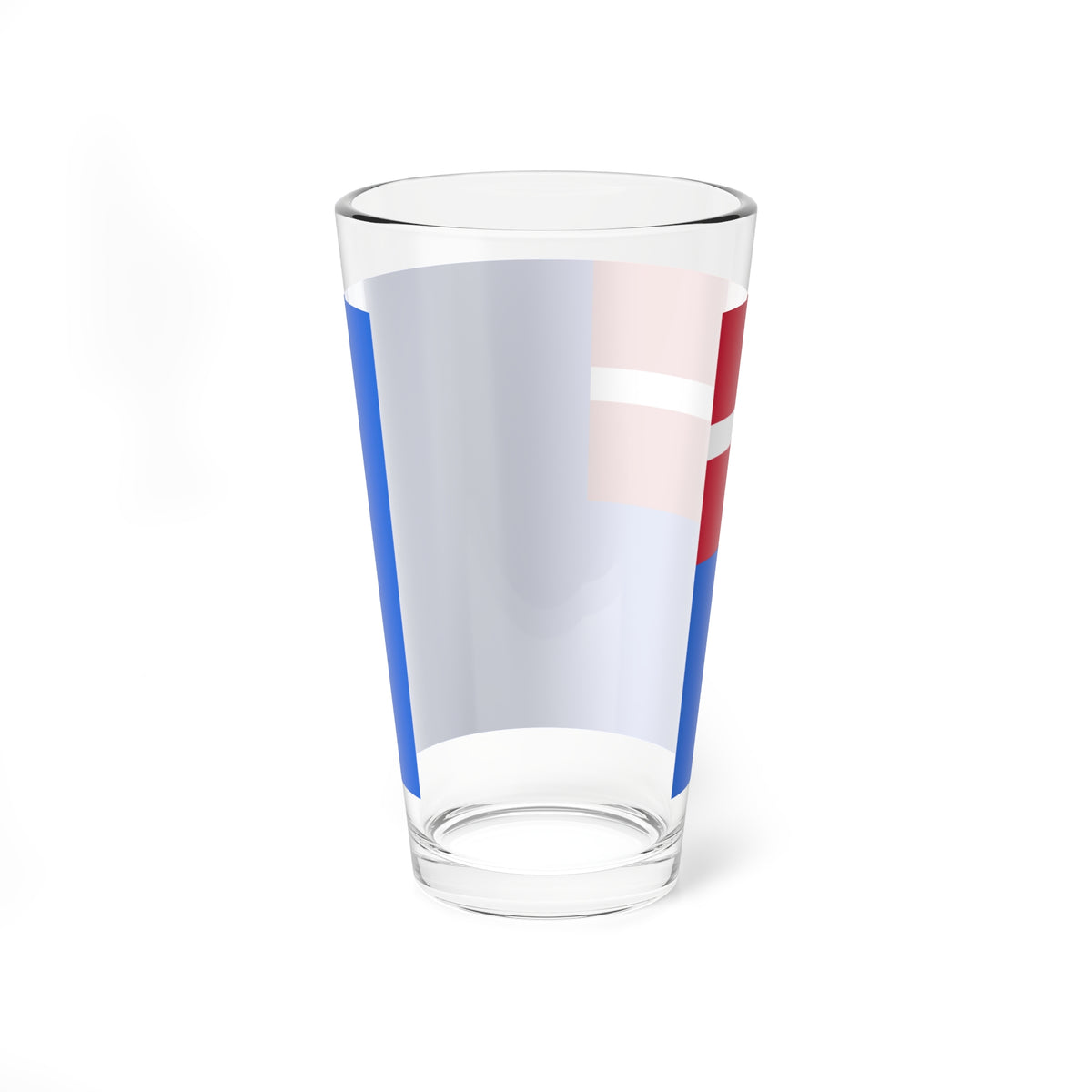 Danish blue ensign (Denmark) Pint Glass 16oz