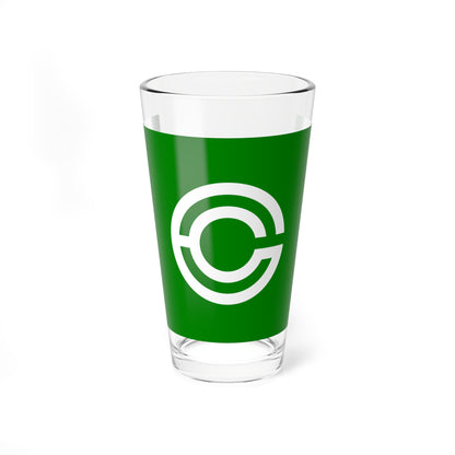 Flag of Tadoshi Hokkaido 1963-1970 (Japan) Pint Glass 16oz