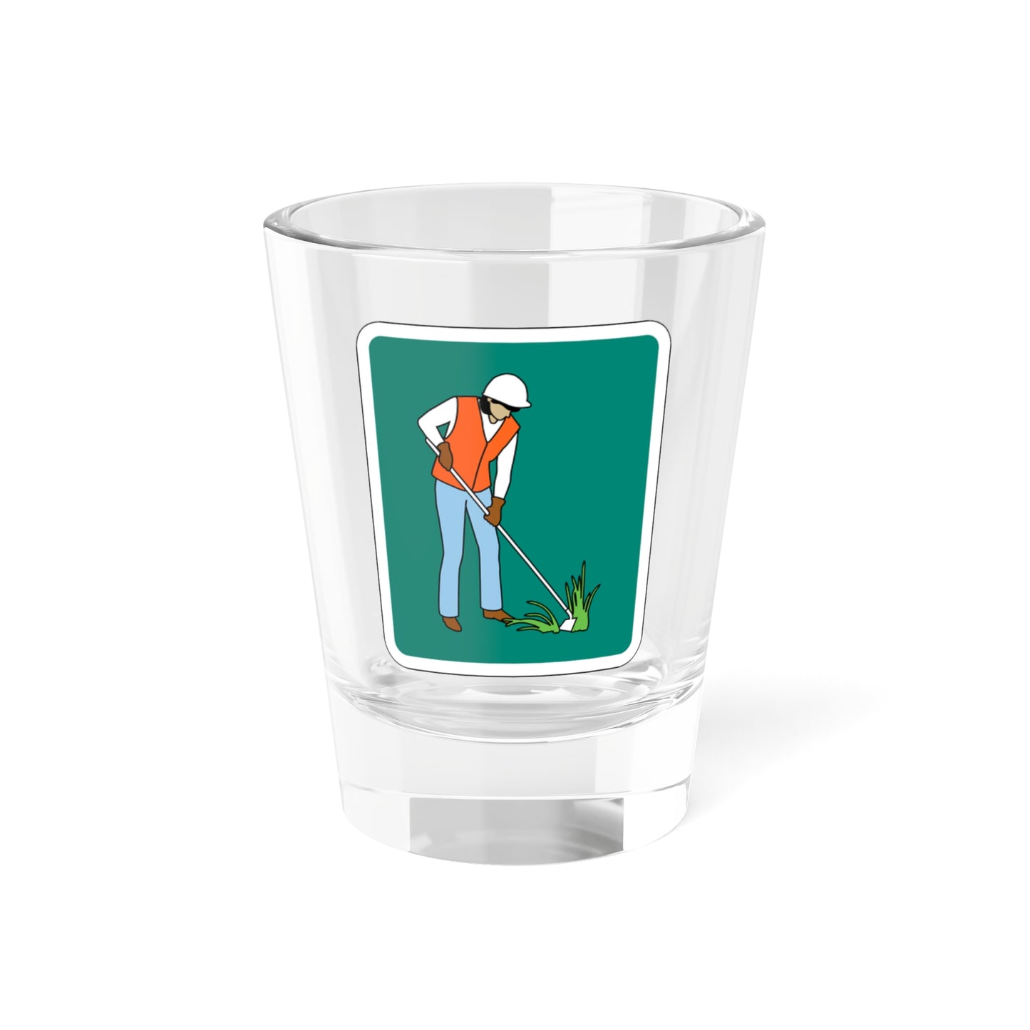 MUTCD-CA S32-5 (California) (Road Sign) Shot Glass 1.5oz