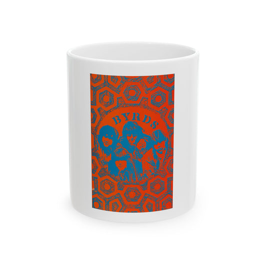 The Byrds Poster (Music Poster) White Coffee Mug