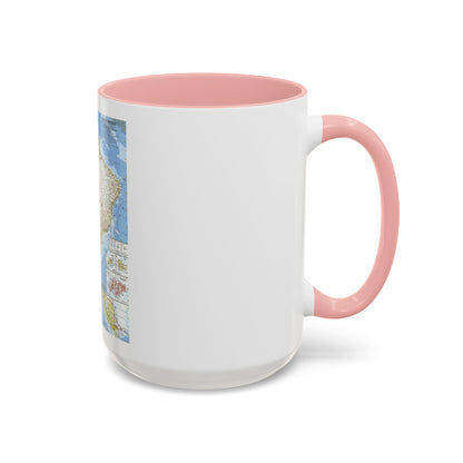 South America (1960) (Map) Accent Coffee Mug
