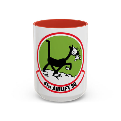 41st Airlift Sq v2 (U.S. Air Force) Accent Coffee Mug