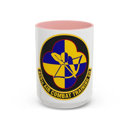 429th Air Combat Training Squadron (U.S. Air Force) Accent Coffee Mug 15oz Pink - Go Mug Yourself