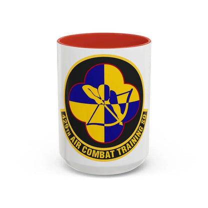 429th Air Combat Training Squadron (U.S. Air Force) Accent Coffee Mug 15oz Red - Go Mug Yourself