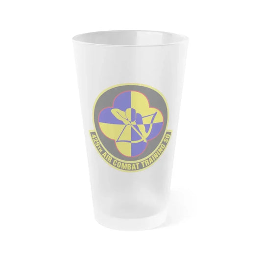 429th Air Combat Training Squadron (U.S. Air Force) Frosted Pint Glass 16oz Default Title - Go Mug Yourself