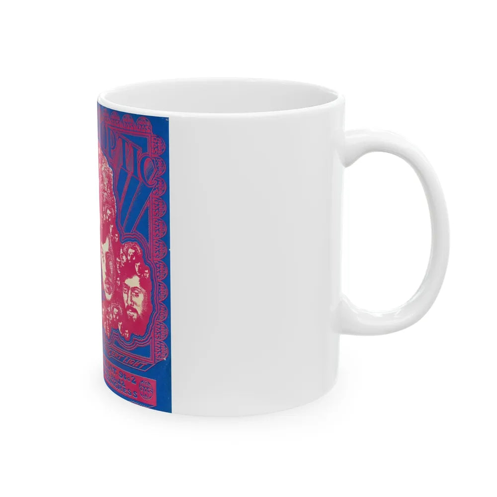 Shivas Headband (Music Poster) White Coffee Mug-Go Mug Yourself