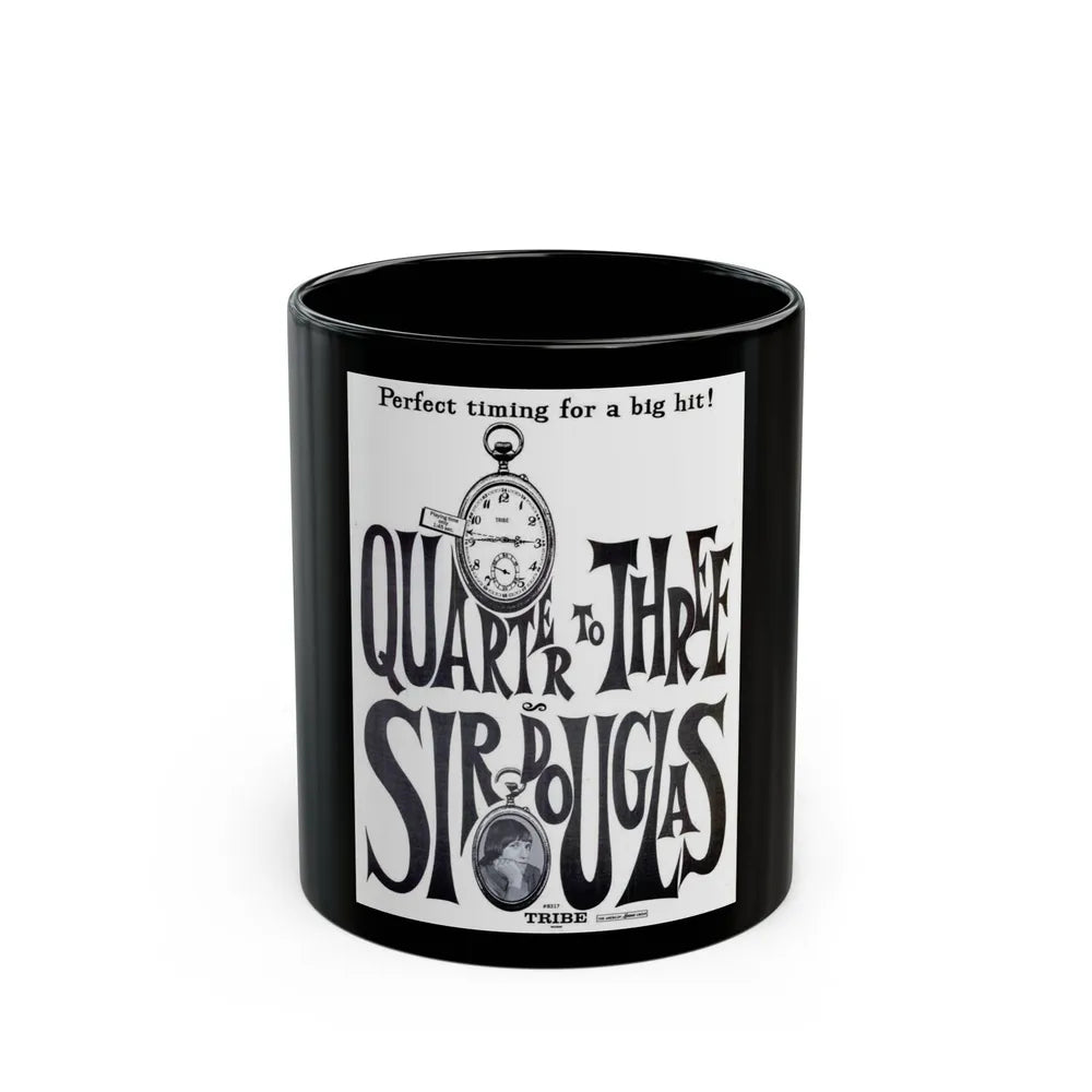 Sir Douglas Quintet 1966 (Music Poster) Black Coffee Mug-11oz-Go Mug Yourself