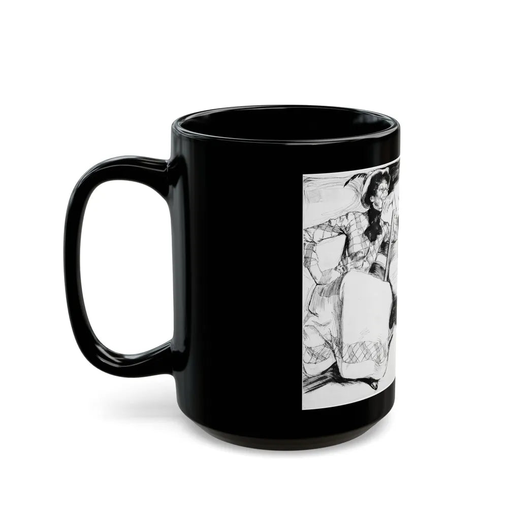 Feeding the Baby - Black Coffee Mug-Go Mug Yourself