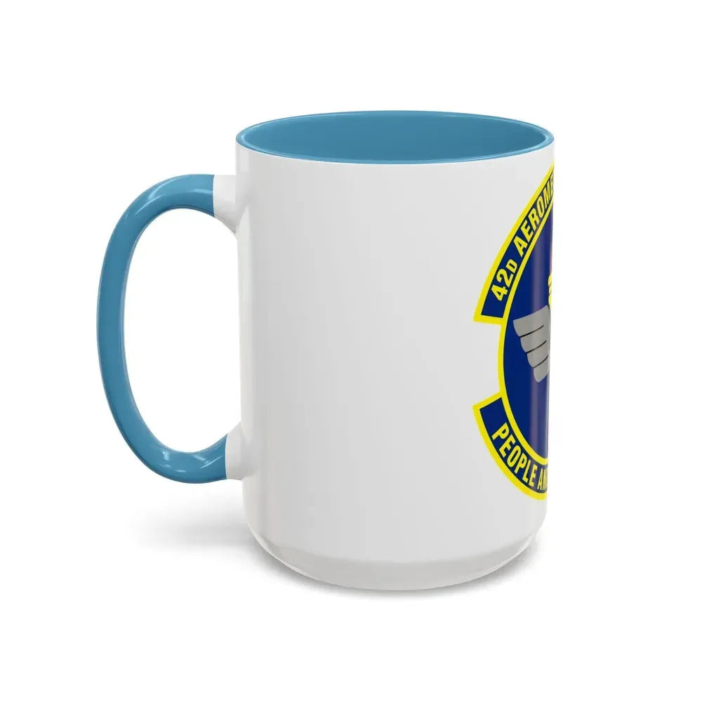 42d Aeromedical Dental Squadron (U.S. Air Force) Accent Coffee Mug - Go Mug Yourself
