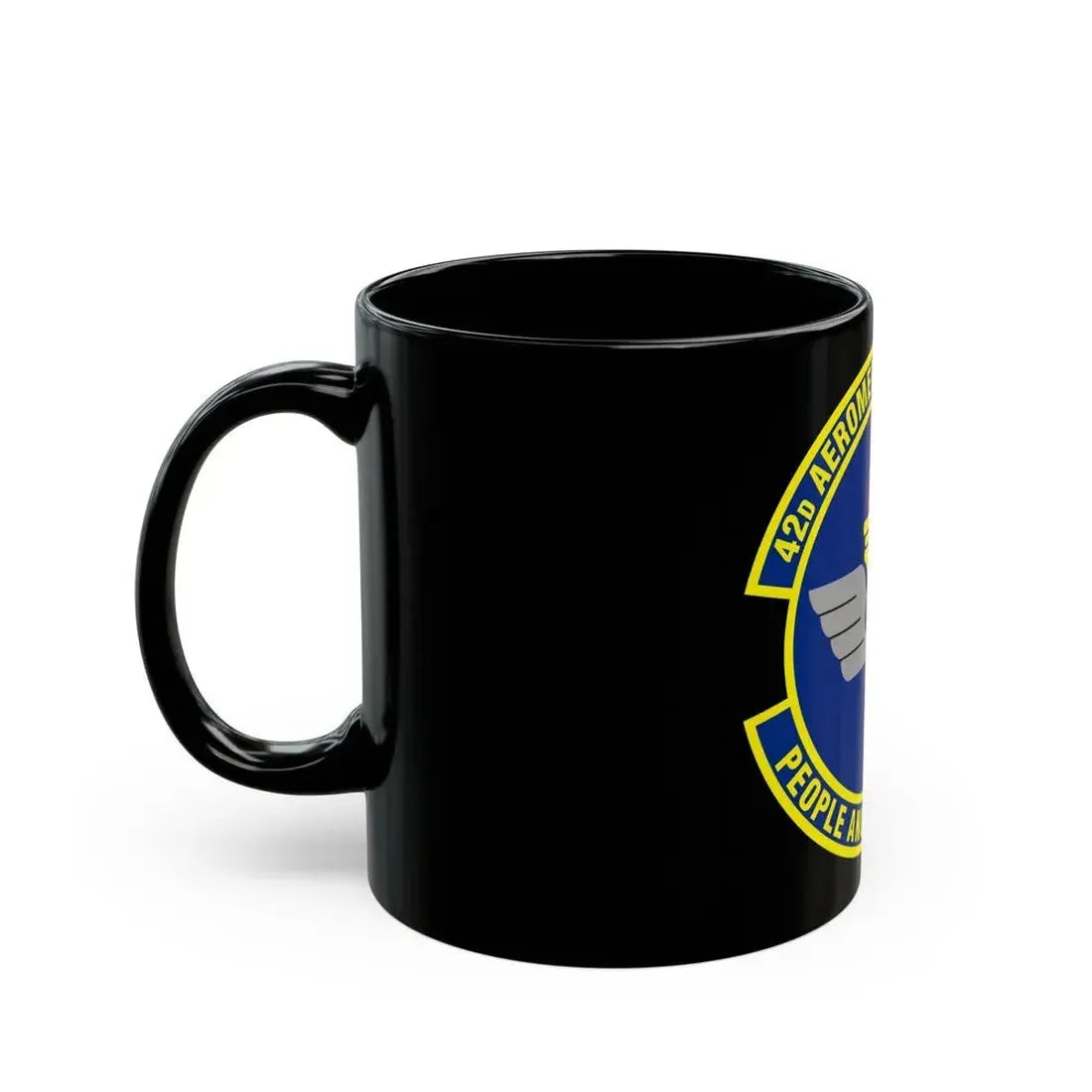 42d Aeromedical Dental Squadron (U.S. Air Force) Black Coffee Mug - Go Mug Yourself