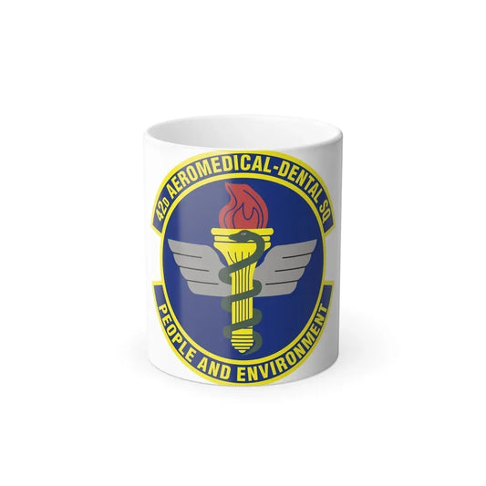 42d Aeromedical Dental Squadron (U.S. Air Force) Color Changing Coffee Mug 11oz - Go Mug Yourself