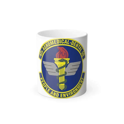 42d Aeromedical Dental Squadron (U.S. Air Force) Color Changing Coffee Mug 11oz - Go Mug Yourself