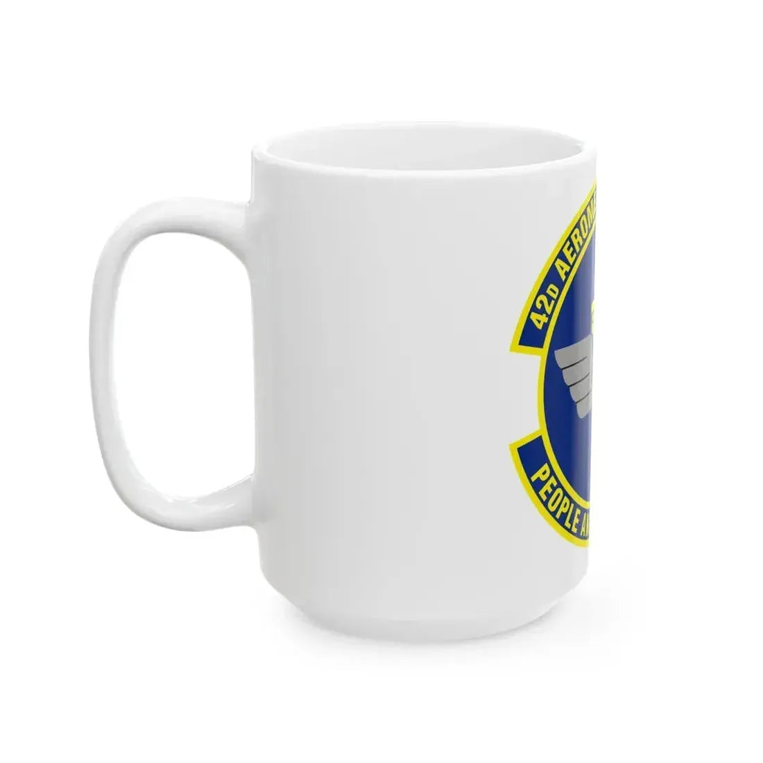 42d Aeromedical Dental Squadron (U.S. Air Force) White Coffee Mug - Go Mug Yourself