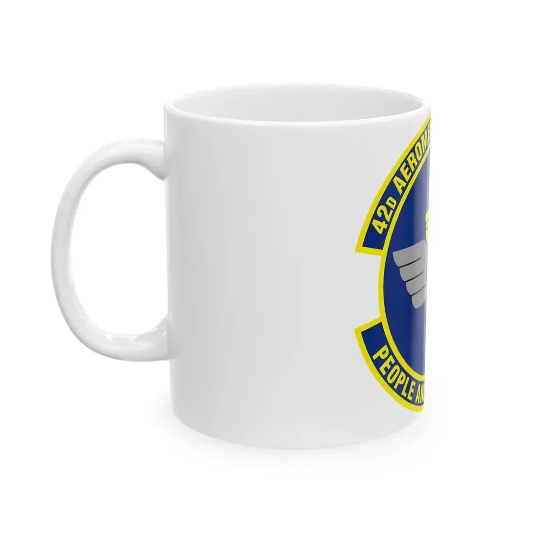 42d Aeromedical Dental Squadron (U.S. Air Force) White Coffee Mug - Go Mug Yourself