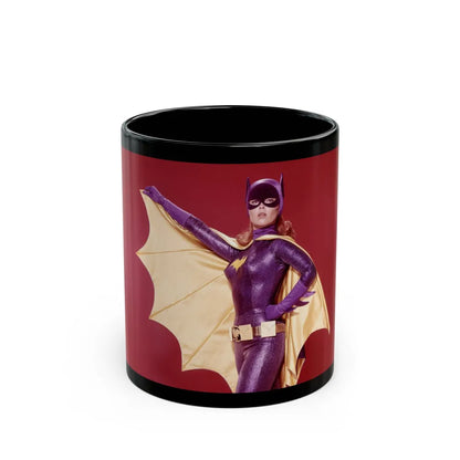 Yvonne Craig #148 - Batgirl Photo (Vintage Female Icon) Black Coffee Mug-11oz-Go Mug Yourself