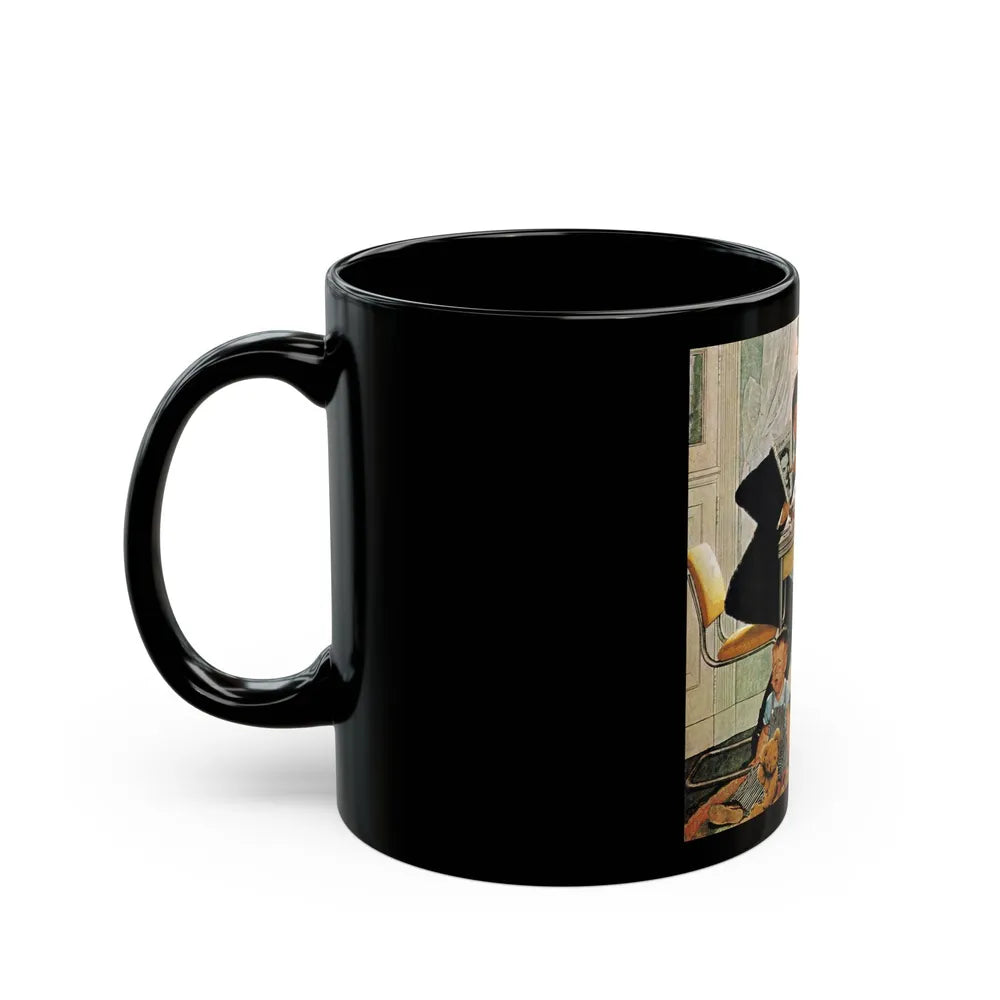 Rockwell1 (7) - Black Coffee Mug-Go Mug Yourself