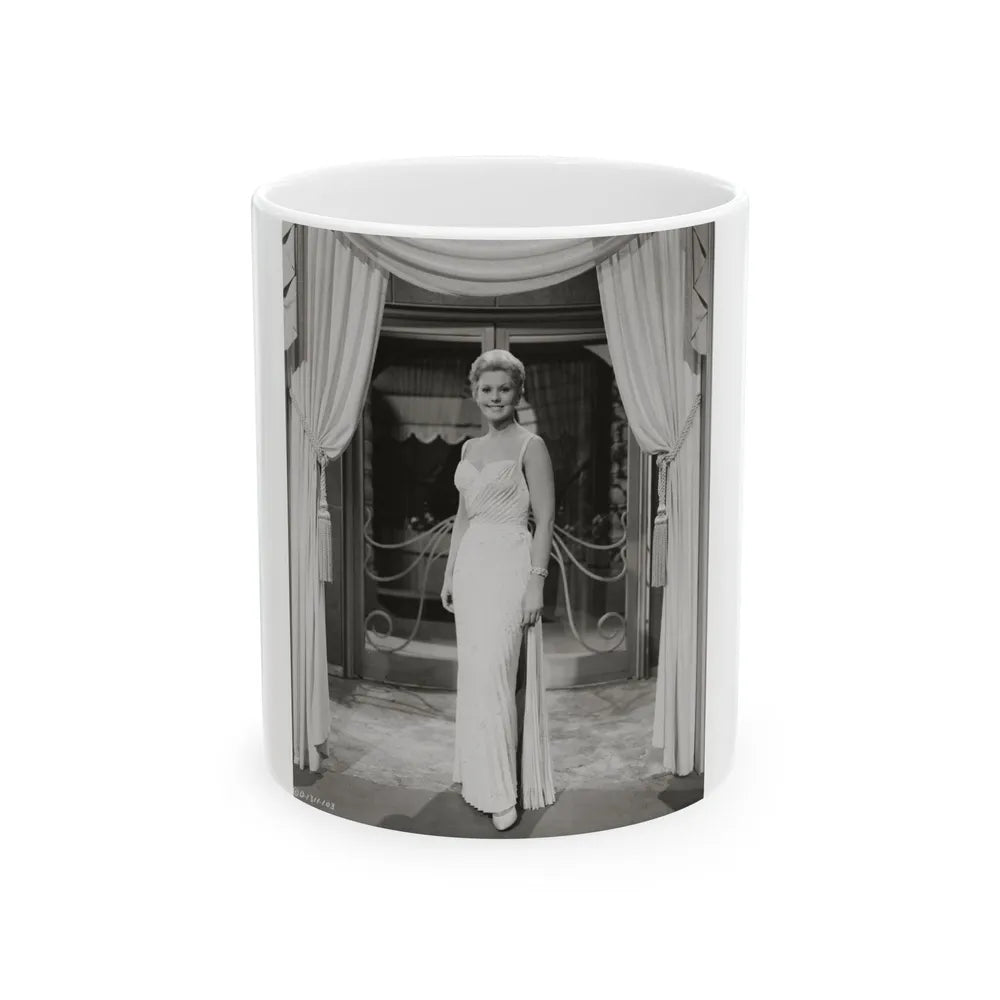 Kim Novak #260 (Vintage Female Icon) White Coffee Mug-11oz-Go Mug Yourself