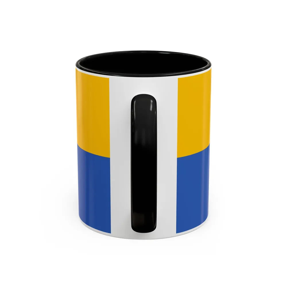 Flag of Katowice Poland - Accent Coffee Mug-Go Mug Yourself