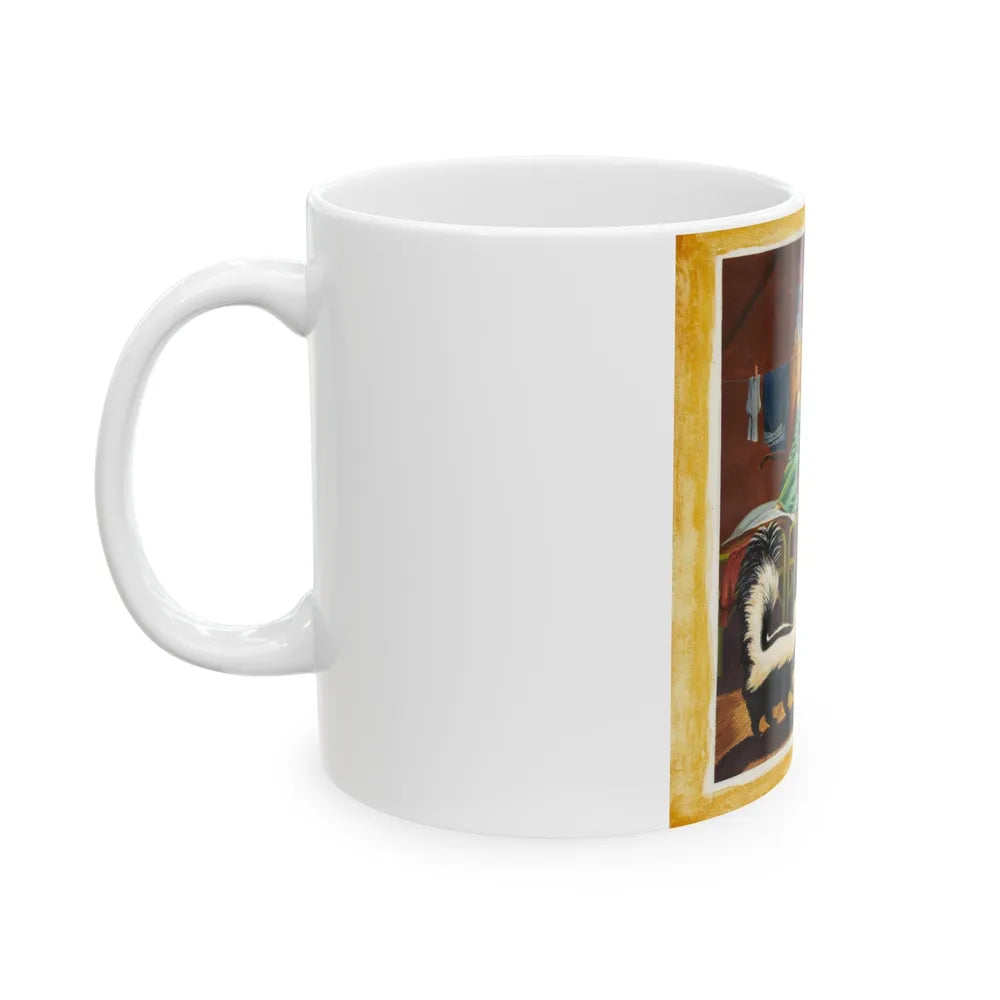 Camp Wickie, Illustration - White Coffee Mug-Go Mug Yourself