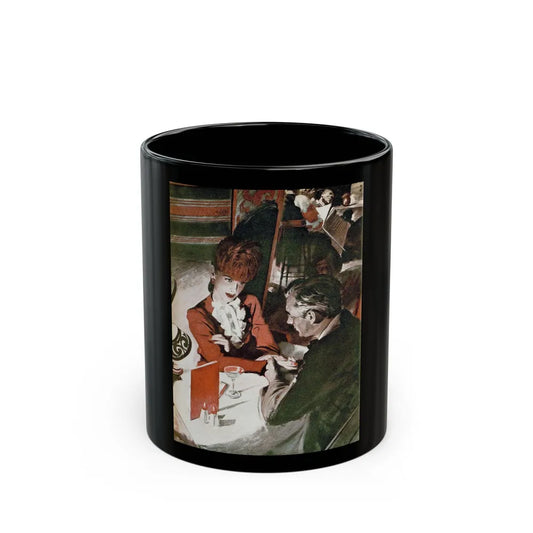 Don't Make Him Run, Redbook, January 1945 - Black Coffee Mug-11oz-Go Mug Yourself