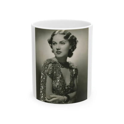 Fay Wray #178 (Vintage Female Icon) White Coffee Mug-11oz-Go Mug Yourself