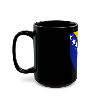 Coat of arms of Bosnia and Herzegovina - Black Coffee Mug-Go Mug Yourself