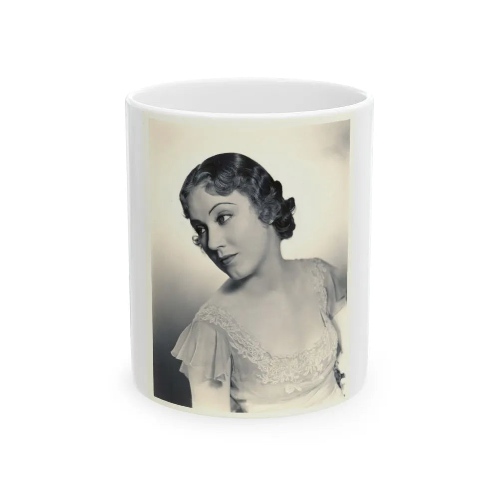 Fay Wray #121 (Vintage Female Icon) White Coffee Mug-11oz-Go Mug Yourself