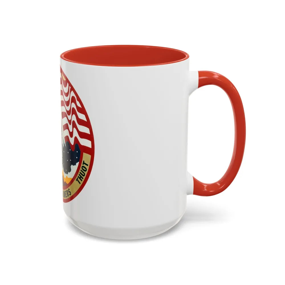 STS 36 (NASA) Accent Coffee Mug-Go Mug Yourself