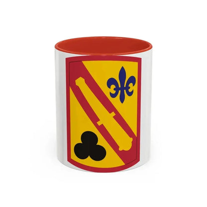 42nd Field Artillery Brigade (U.S. Army) Accent Coffee Mug 11oz Red - Go Mug Yourself