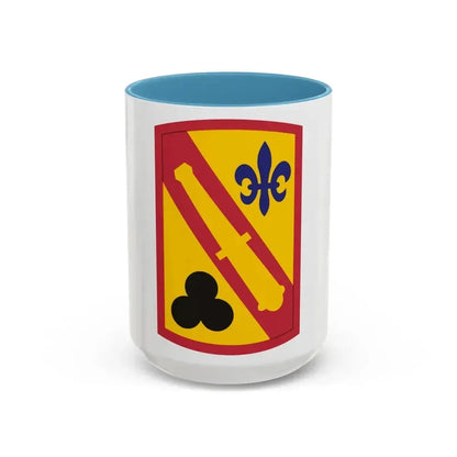 42nd Field Artillery Brigade (U.S. Army) Accent Coffee Mug 15oz Light Blue - Go Mug Yourself