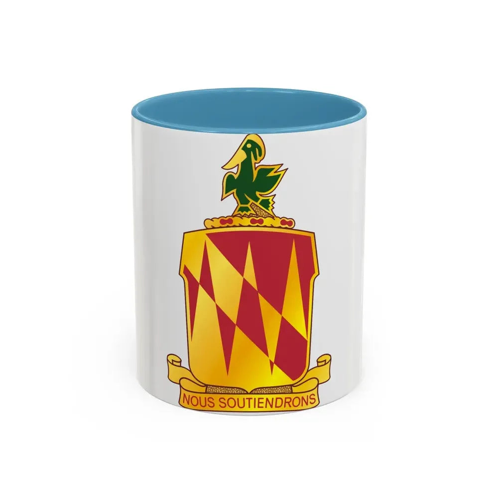 42nd Field Artillery Brigade v2 (U.S. Army) Accent Coffee Mug 11oz Light Blue - Go Mug Yourself