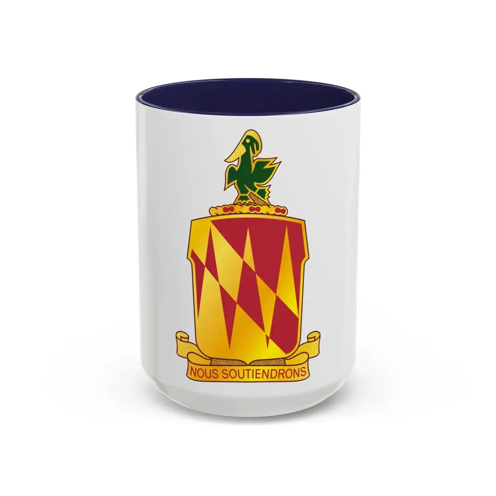 42nd Field Artillery Brigade v2 (U.S. Army) Accent Coffee Mug 15oz Navy - Go Mug Yourself
