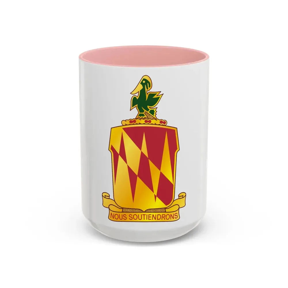 42nd Field Artillery Brigade v2 (U.S. Army) Accent Coffee Mug 15oz Pink - Go Mug Yourself