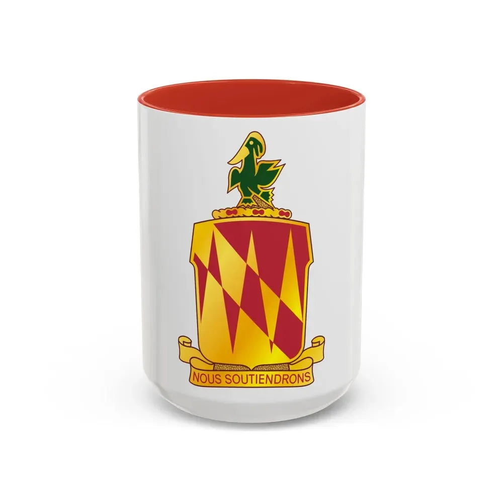 42nd Field Artillery Brigade v2 (U.S. Army) Accent Coffee Mug 15oz Red - Go Mug Yourself