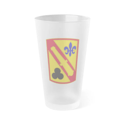 42nd Field Artillery Brigade v3 (U.S. Army) Frosted Pint Glass 16oz-Go Mug Yourself