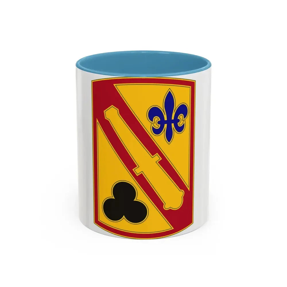42nd Field Artillery Brigade v3 (U.S. Army) Accent Coffee Mug 11oz Light Blue - Go Mug Yourself