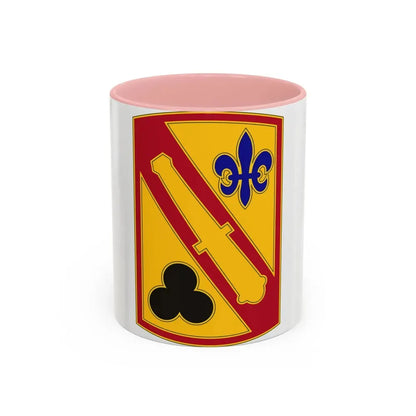 42nd Field Artillery Brigade v3 (U.S. Army) Accent Coffee Mug 11oz Pink - Go Mug Yourself