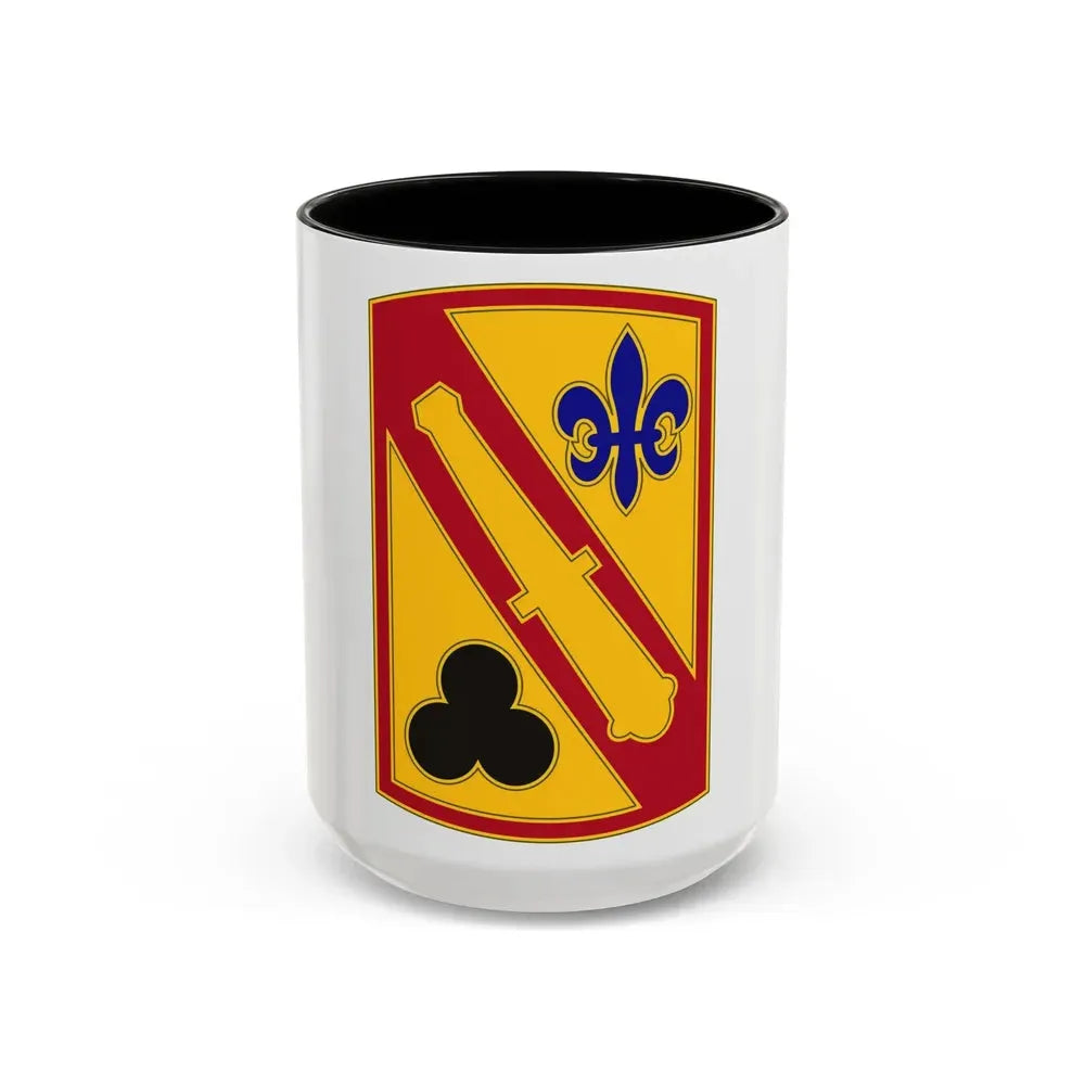 42nd Field Artillery Brigade v3 (U.S. Army) Accent Coffee Mug 15oz Black - Go Mug Yourself