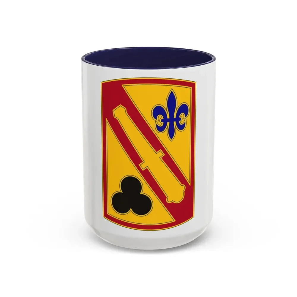 42nd Field Artillery Brigade v3 (U.S. Army) Accent Coffee Mug 15oz Navy - Go Mug Yourself