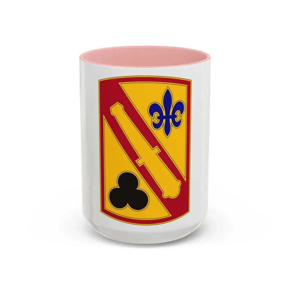 42nd Field Artillery Brigade v3 (U.S. Army) Accent Coffee Mug 15oz Pink - Go Mug Yourself