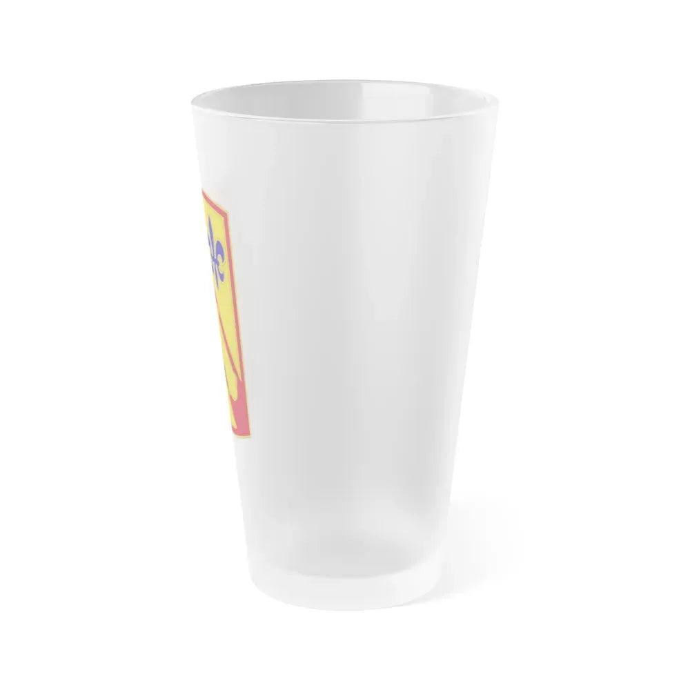 42nd Field Artillery Brigade v3 (U.S. Army) Frosted Pint Glass 16oz - Go Mug Yourself