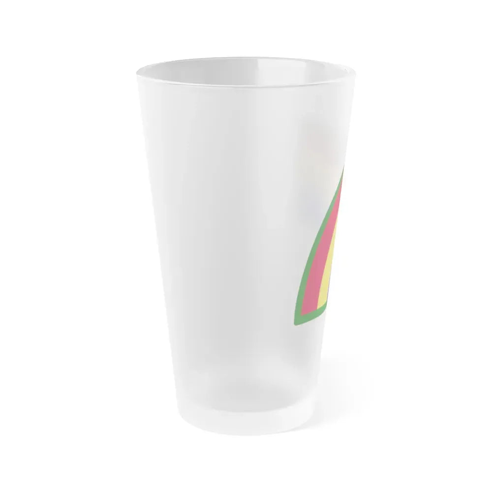 42nd Infantry Division SSI (U.S. Army) Frosted Pint Glass 16oz - Go Mug Yourself