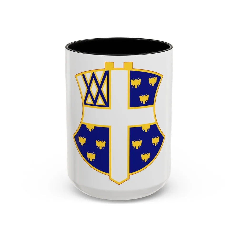 42nd Infantry Regiment (U.S. Army) Accent Coffee Mug-15oz-Black-Go Mug Yourself